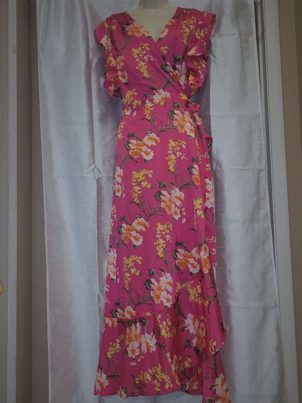 Maxi wrap dress